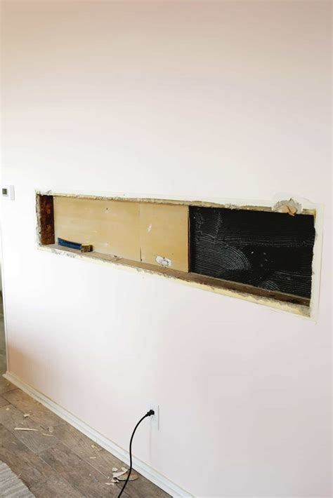 How To Fill In A Recessed Wall Niche A Beautiful Mess