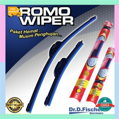 Jual Wiper Original Kiri Dan Kanandr Fischer Frameless Ukuran Inch