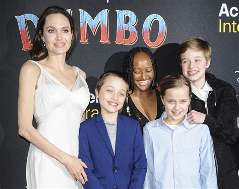 Angelina Jolie Reveals Her Six Kids Treat Her 'Like A Lady' & Are ...