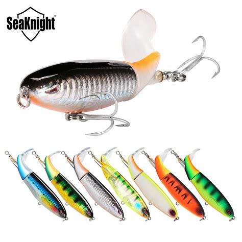 Seaknight Topwater Fishing Lure Rotating Tail Floating Lure G Mm