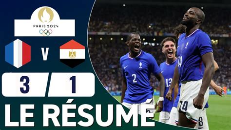 France Egypte 3 1 Le Résumé Paris 2024 demi finale de football