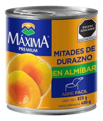 Duraznos En Almíbar Mitades Maxima 820 Gr Tienda Oficial MercadoLibre