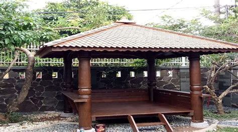 Harga Gazebo Kayu Ulin Jepara 2023 Rumahkayujepara Co Id