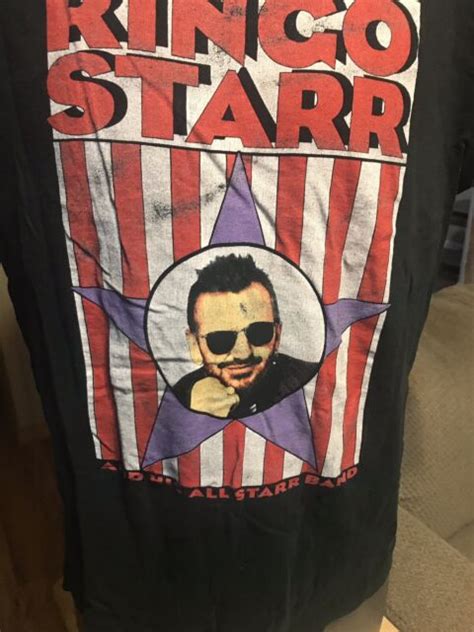 Vtg Ringo Starr All Star Band Tour T Shirt Mens Large Beatles Ebay