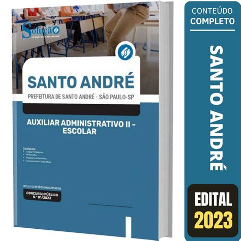 Apostila Santo André Sp Auxiliar Administrativo 2 Solução Cursos E