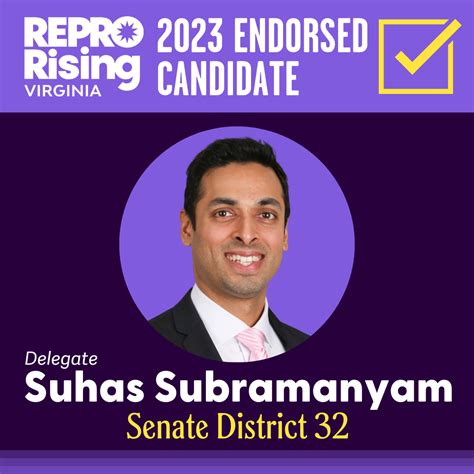 Repro Rising Virginia Delegate Suhas Subramanyam