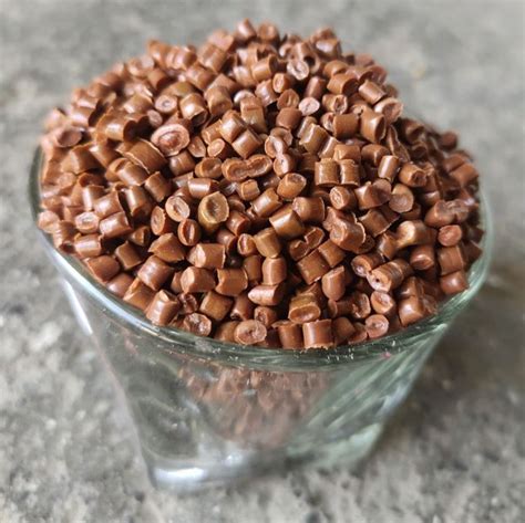 Colored Brown Reprocessed Polypropylene Granules For Plastic Industry