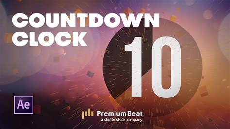 Creating A Countdown In After Effects Premiumbeat Youtube