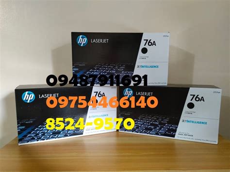 HP 76A Black Original LaserJet Toner Cartridge CF276A Computers