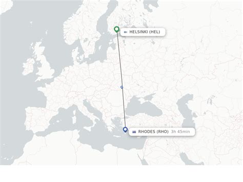 Direct Non Stop Flights From Helsinki To Rhodes Schedules