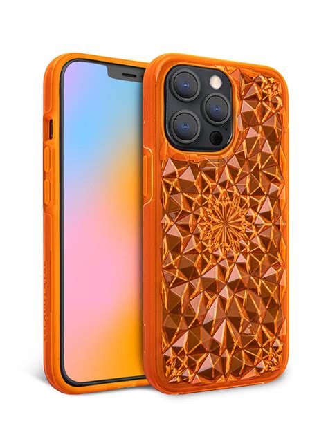 Neon Orange Kaleidoscope Iphone Case Felony Case