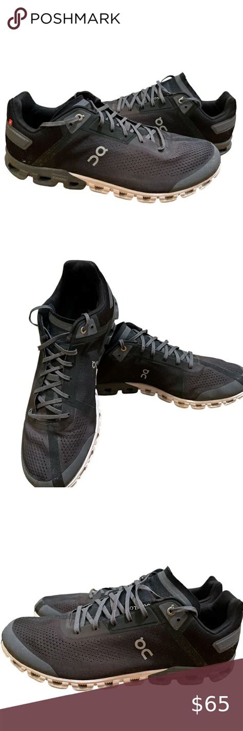 On Running Men`s Cloudflow 3 0 Running Shoes Size 13 Wide 2e Black Asphalt Running Shoes