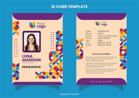 Free Id Card Maker Online Employee Id Card Templates