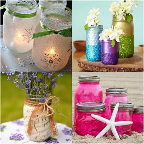 Easy Mason Jar Crafts Jar Crafts Mason Jar Crafts Easy Mason Jar Crafts