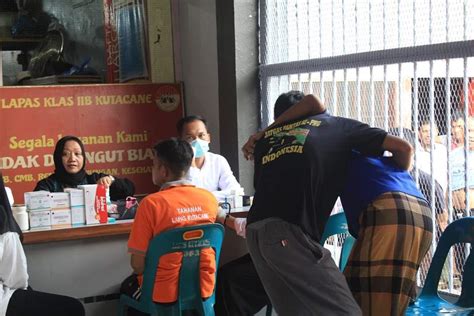 Pemasyarakatan Sehat Lapas Kutacane Gelar Pemeriksaan Kesehatan Bagi