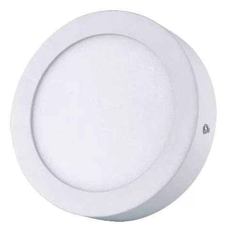 Panel Led Circular W Luz Blanco Neutro Sobrepuesto Cuotas Sin Inter S