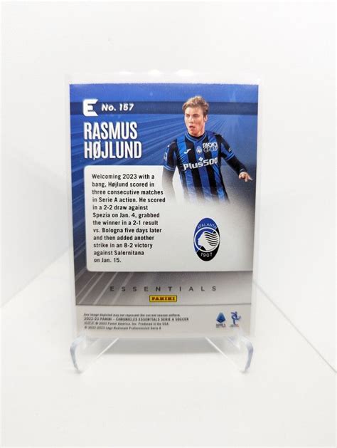 Rasmus Hojlund 2022 23 Panini Chronicles Atalanta Manchester United