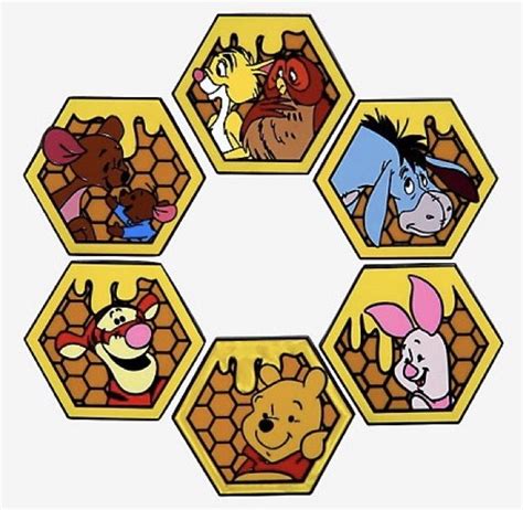 Winnie The Pooh Honeycomb Blind Box Pins At Hot Topic Disney Pins
