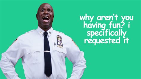 10 Funniest Captain Holt Moments Brooklyn Nine Nine Comedy Bites