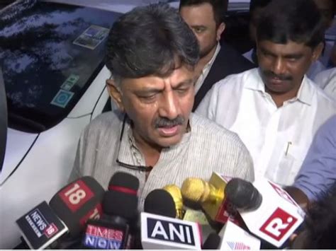 DK Shivakumar Arrives At ED Office In New Delhi