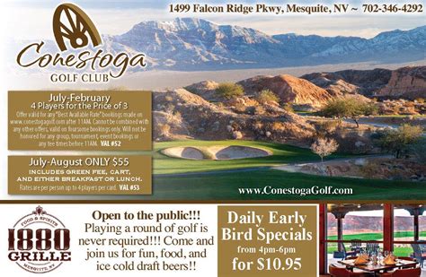 Conestoga Golf Course - Cache Valley Savings Guide