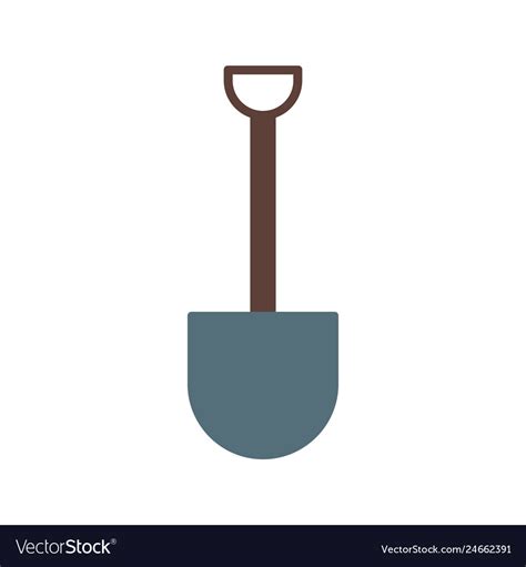 Shovel Icon Royalty Free Vector Image Vectorstock