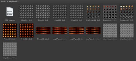 Unity Experimental Vfx Image Sequencer For Flipbook Texture Sheets