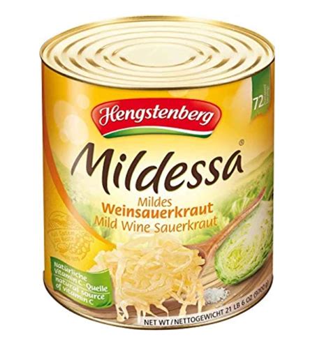 New Lots Hengstenberg Mildessa Wine Sauerkraut 850ml Lazada Co Th