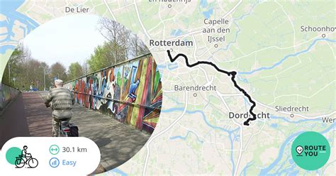 Dordrecht Rotterdam Recreatieve Fietsroute RouteYou