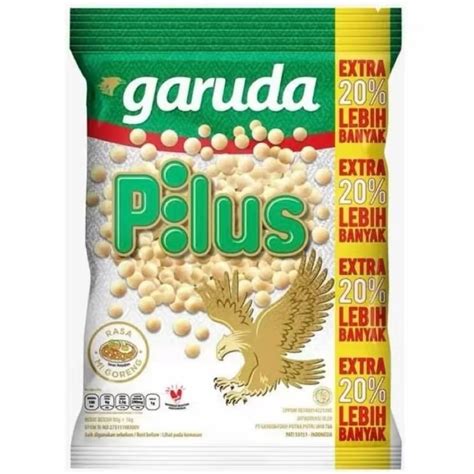 garuda pilus jajanan produk halal indonesia rasa mie goreng
