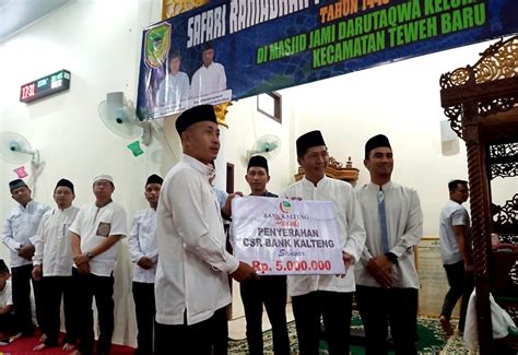 Tahun 2024 Kecamatan Teweh Baru Mendapatkan Alokasi Dana Rp 4 5 Milyar