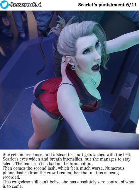 Rule 34 3d Belt Belting Bondage Crying Female Femsub Final Fantasy Final Fantasy Vii