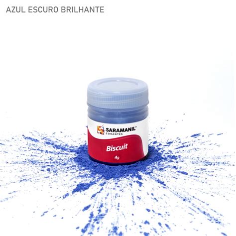 Azul Escuro P Brilhante Saramanil Corantes