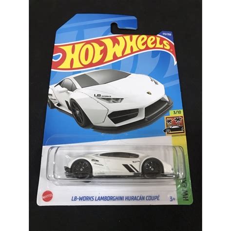 風火輪 hot wheels 藍寶堅尼 Lamborghini lb works huracan coupe 白色 普卡 蝦皮購物
