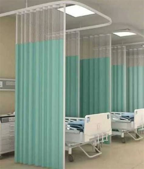 Satin 11 Feet Green Hospital Curtain At Rs 550 Piece In New Delhi ID