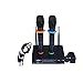 Kh Duel Wireless Microphone System Vhf Fixed Dual Frequency Wireless