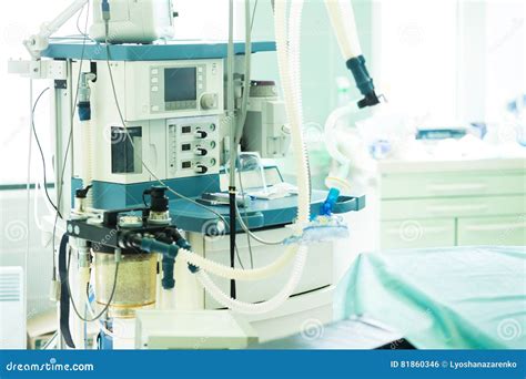 Anesthesia Machine In Hospital Operating Room Stock Photo Image Of