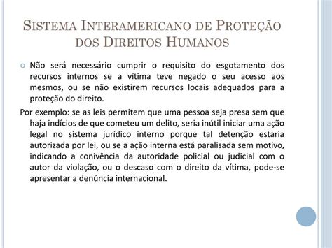 Ppt Sistema Interamericano De Prote O Dos Direitos Humanos