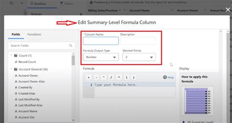 Quick Guide Adding Formula Fields In Salesforce Reports