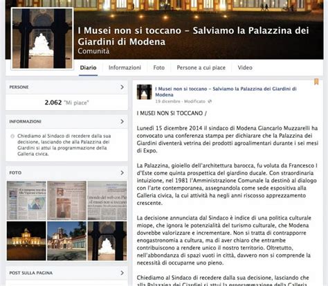 Modena Pagina Facebook I Musei Non Si Toccano Dago Fotogallery