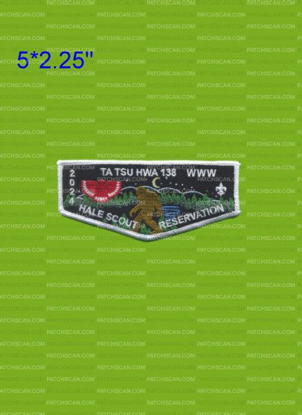 Ta Tsu Hwa Hale Scout Reservation Flap On Patchscan