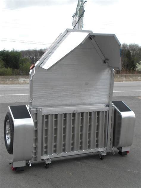 Aluma Folding Motorcycle Trailer | New enclosed cargo utility landscape ...