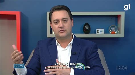 Vídeo Candidato Ao Governo Do Paraná Ratinho Júnior Psd Fala Sobre