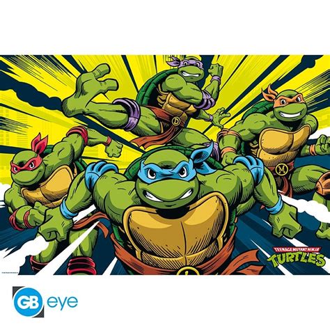 TMNT Poster Turtles In Action 91 5x61