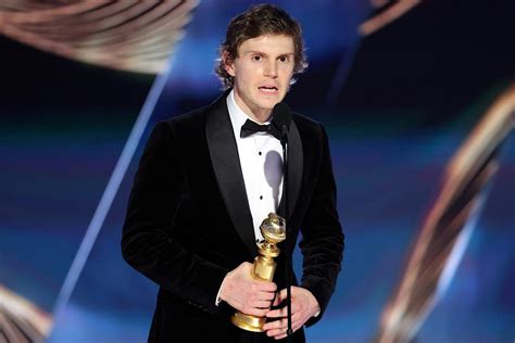 Evan Peters Wins Golden Globe for Dahmer : 'I Sincerely Hope Some Good