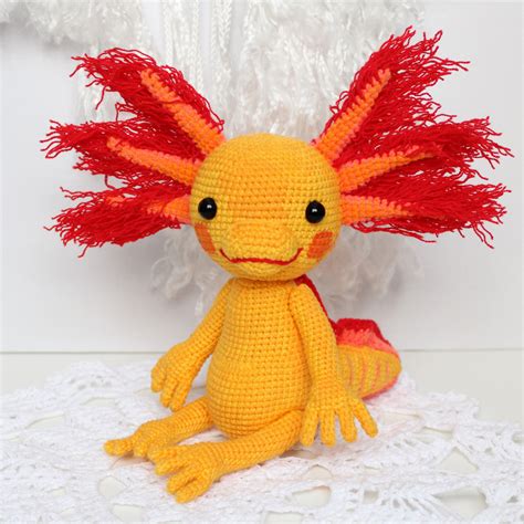 Crochet Axolotl Amigurumi Pattern Printable Pdf Amigurumi Today Shop