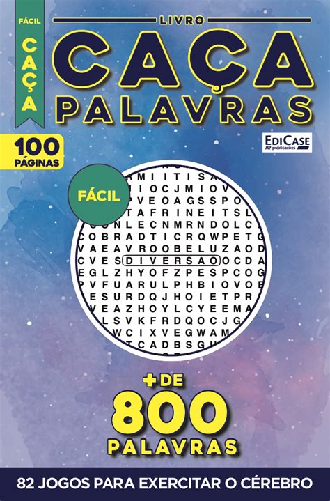 Livro Caça palavras Ed 50 Fácil Diversão