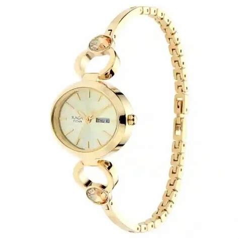 Titan Raga Viva Champagne Dial Metal Strap Watch at Rs 5395 | Opera ...