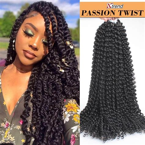 Inch Passion Twist Hair Water Wave Braiding Hair Butterfly Locs