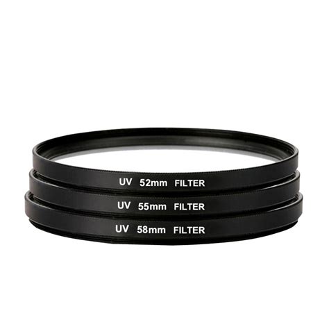 Uv Ultra Violet Filter Lens Protector 52mm 55mm 58mm 62mm 67mm 72mm